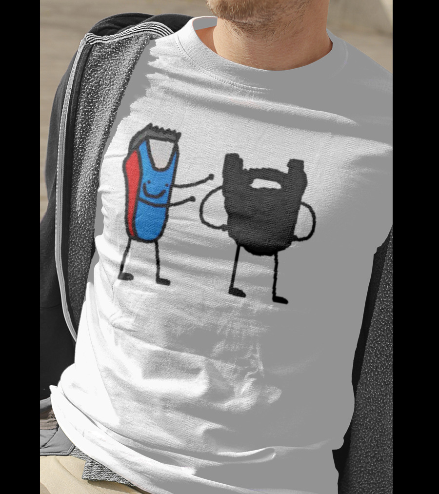 Clipps And Beard Clippers And Facial Hair Cartoon T-Shirt