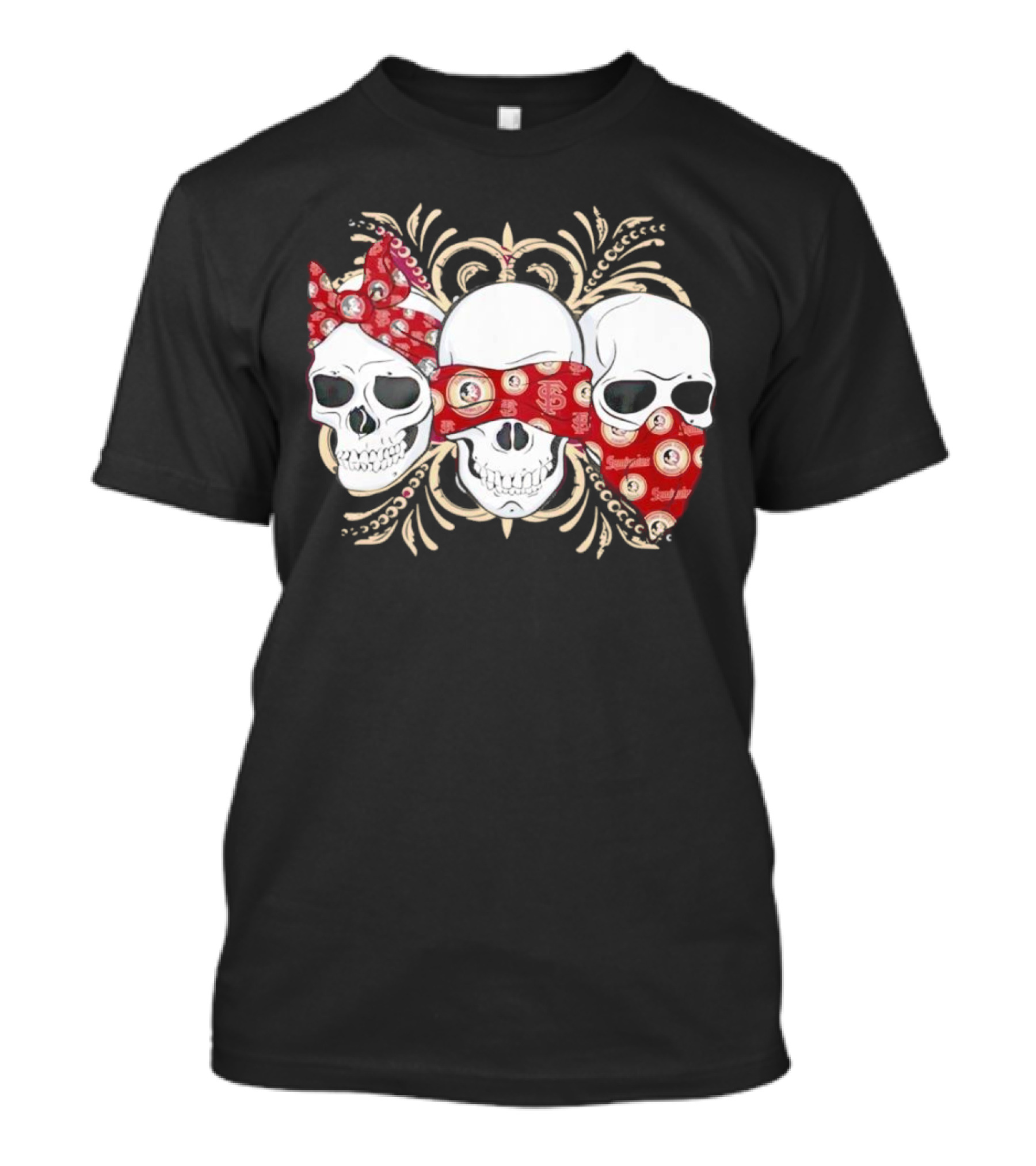 FSU Skull Gang Bandana Trio T-Shirt