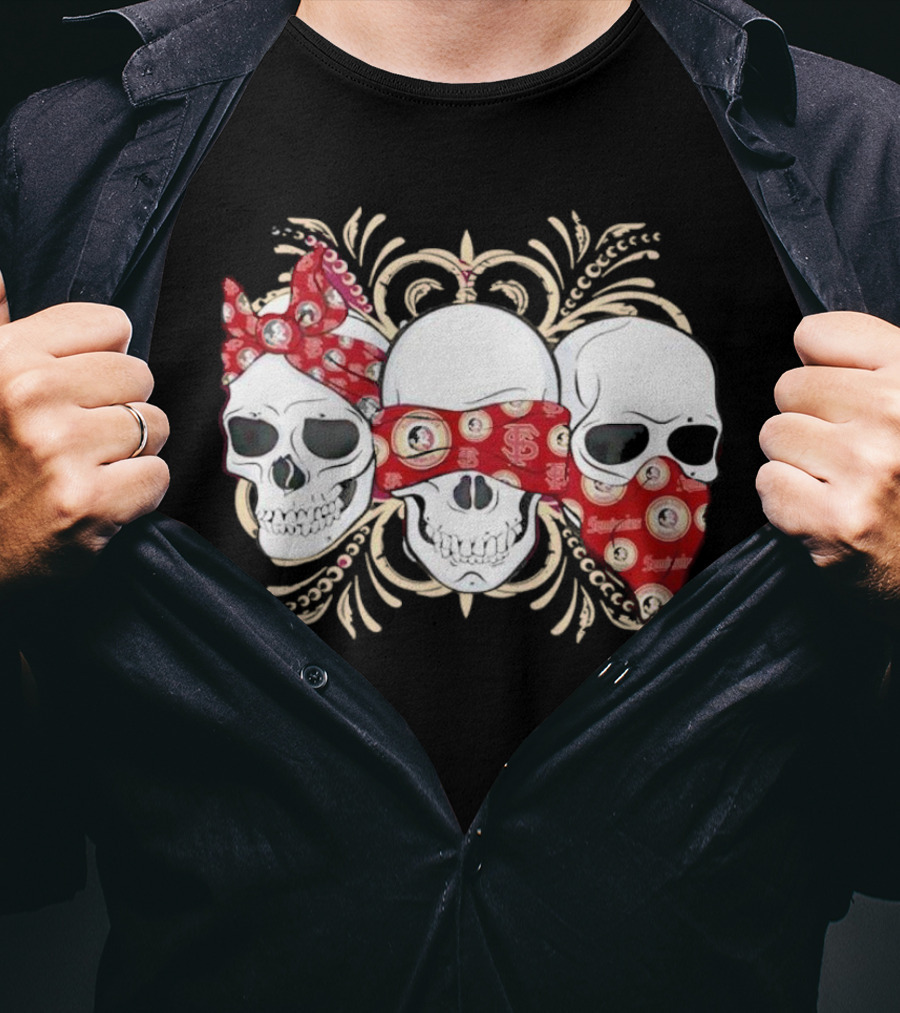 FSU Skull Gang Bandana Trio T-Shirt