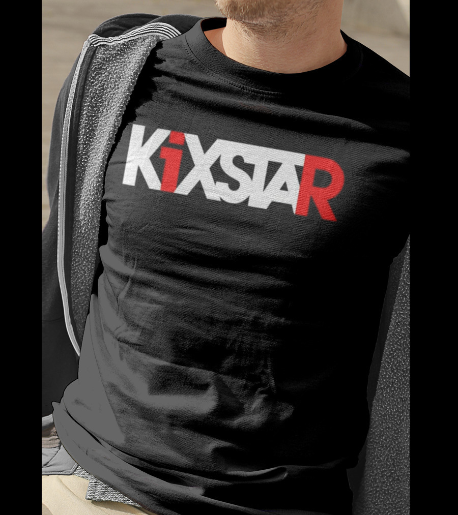 Kixstar Gaming Inspired Red And White T-Shirt