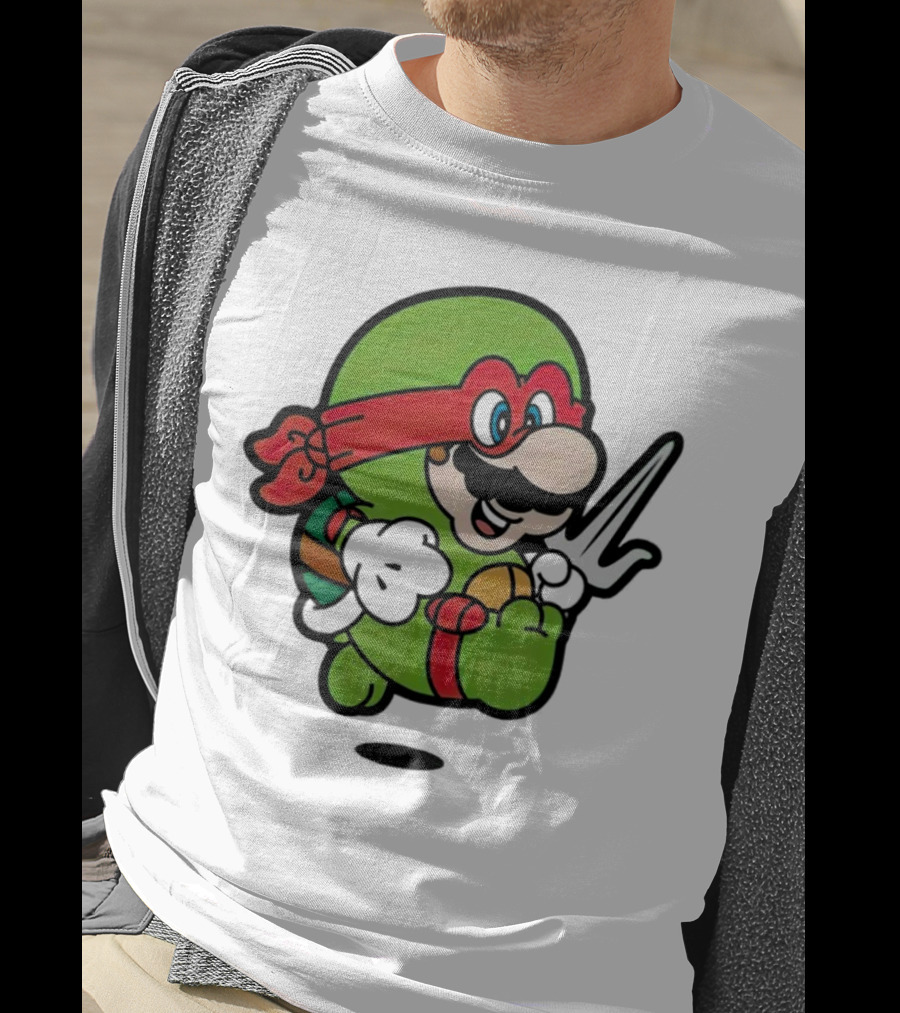 Super Mario Raph Ninja Bro Adventures T-Shirt