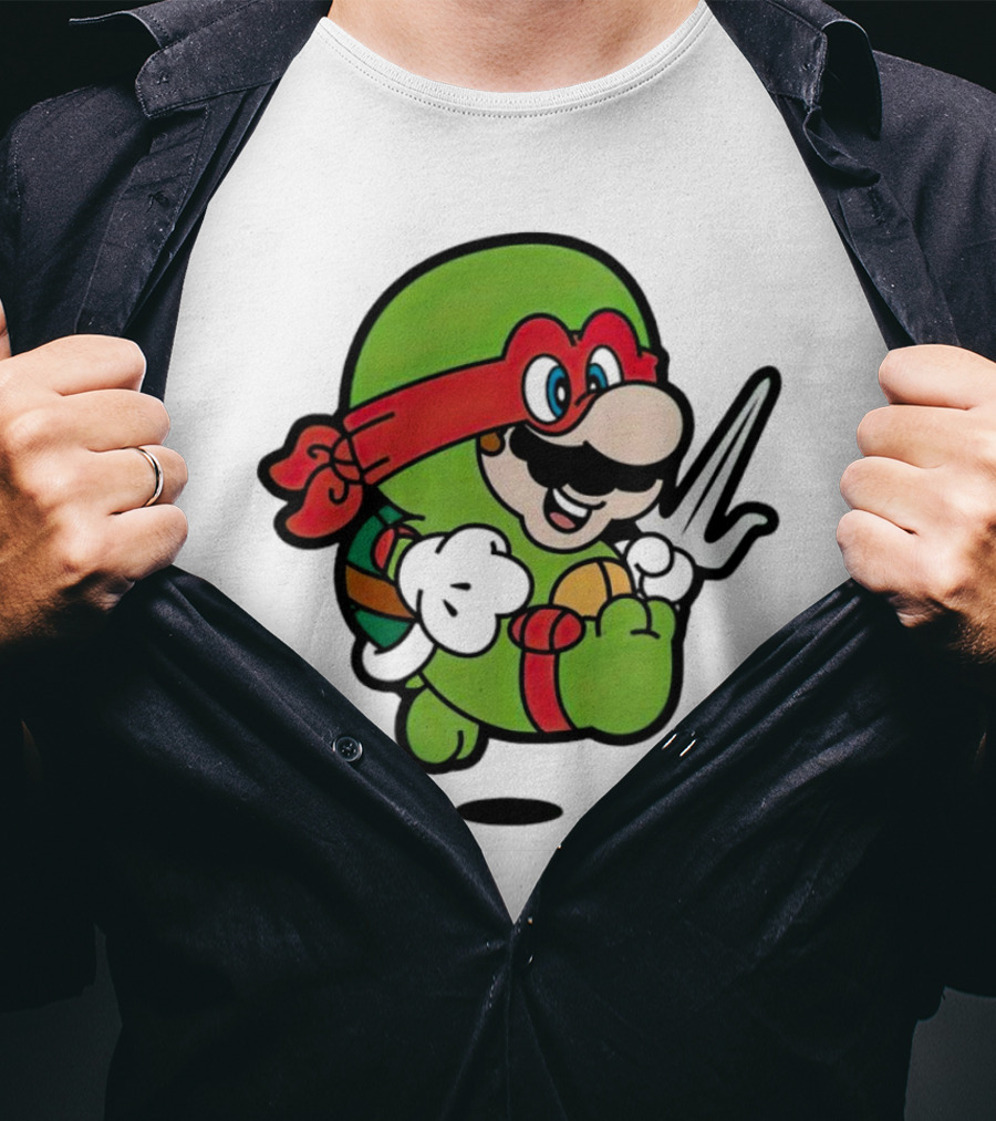 Super Mario Raph Ninja Bro Adventures T-Shirt