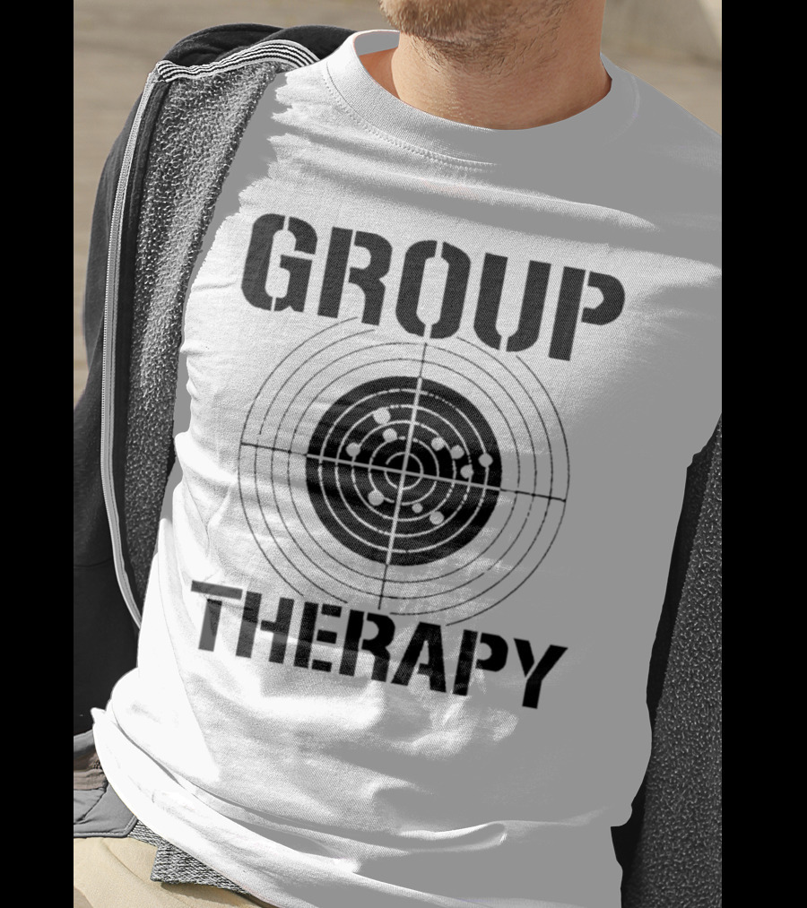 Group Therapy Bullseye Target Concentric Rings T-Shirt