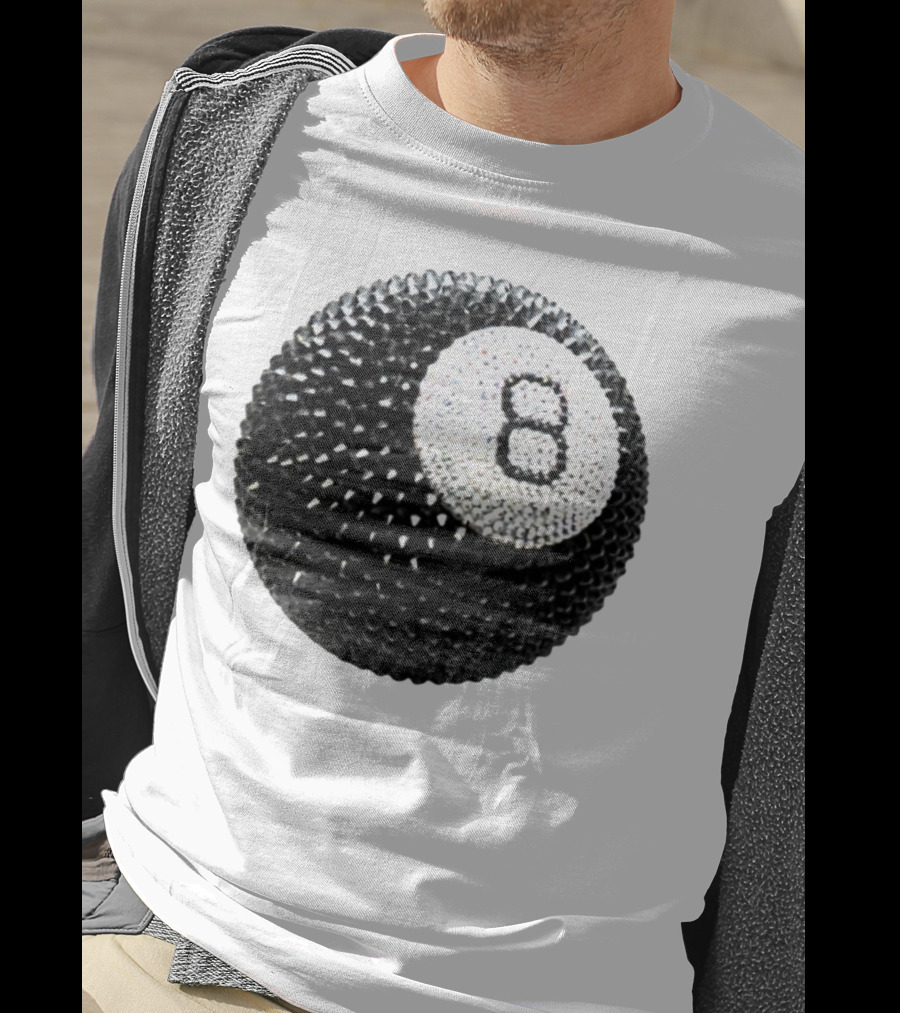 Lucky 8 Ball Crystal Sparkle Sphere T-Shirt