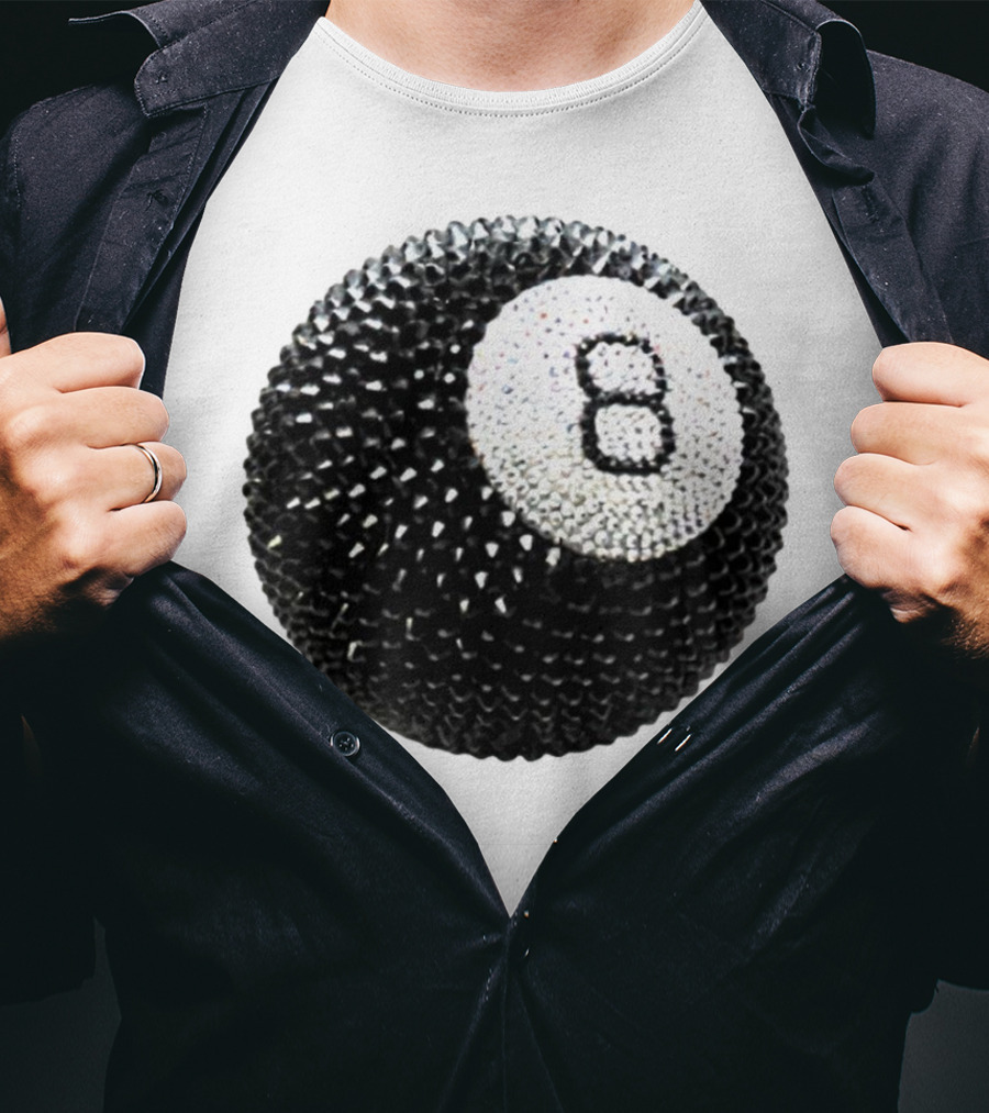 Lucky 8 Ball Crystal Sparkle Sphere T-Shirt