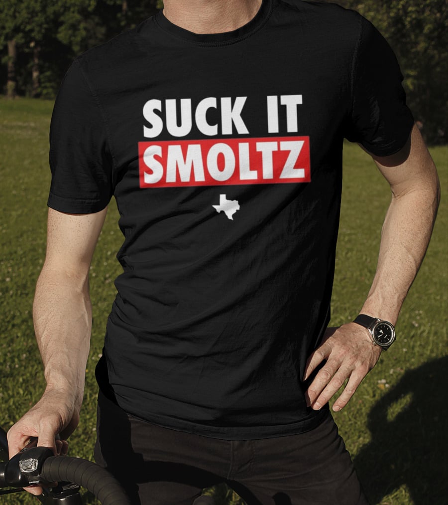 Suck It Smoltz Texas Map T-Shirt
