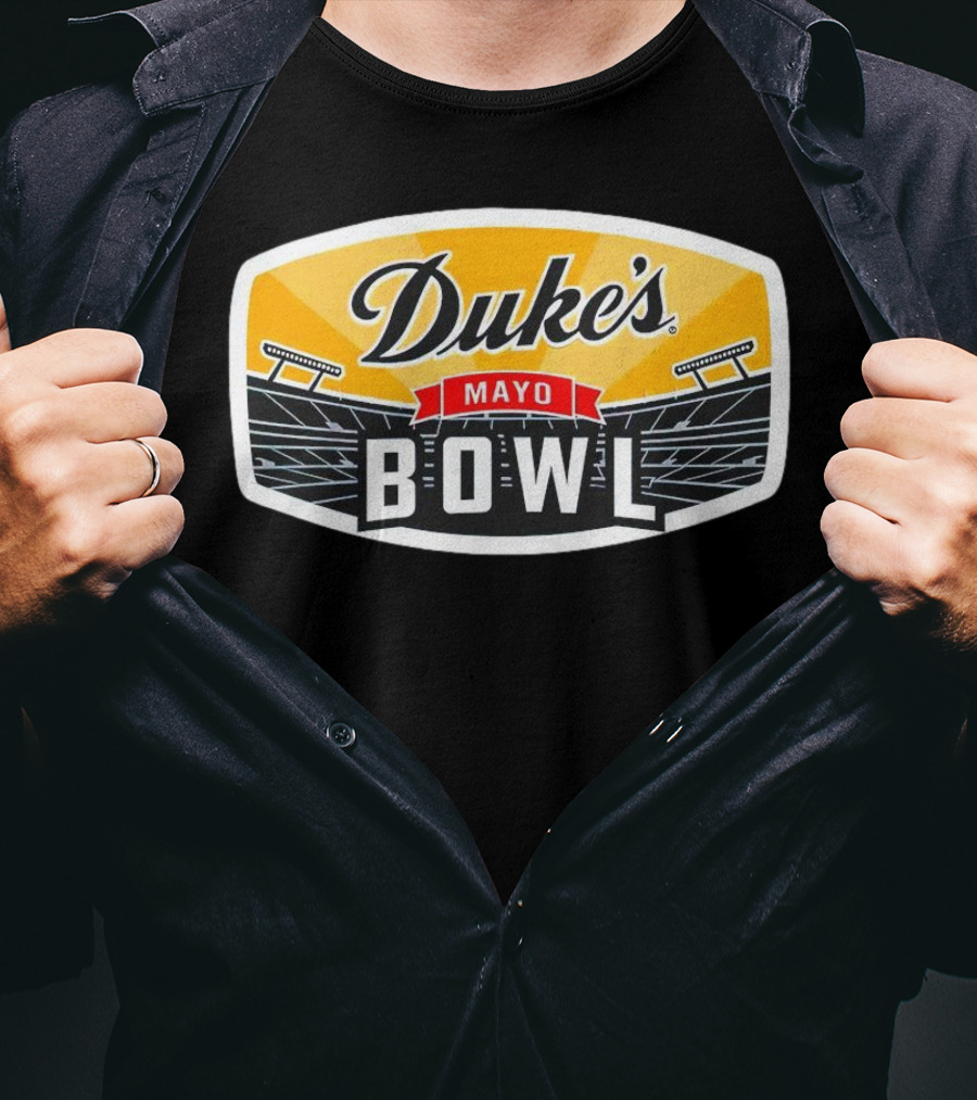 Duke’s Mayo Bowl Stadium Branding Football Event Merchandise T-Shirt