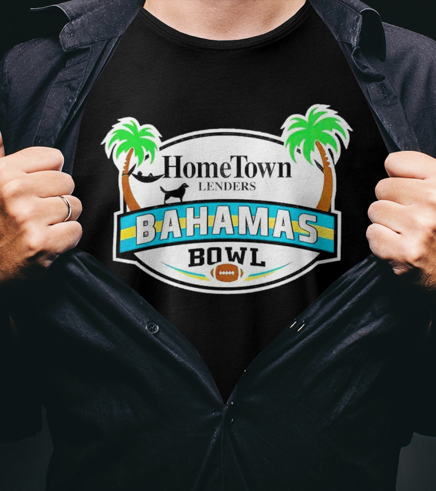 HomeTown Lenders Bahamas Bowl Palms Football T-Shirt