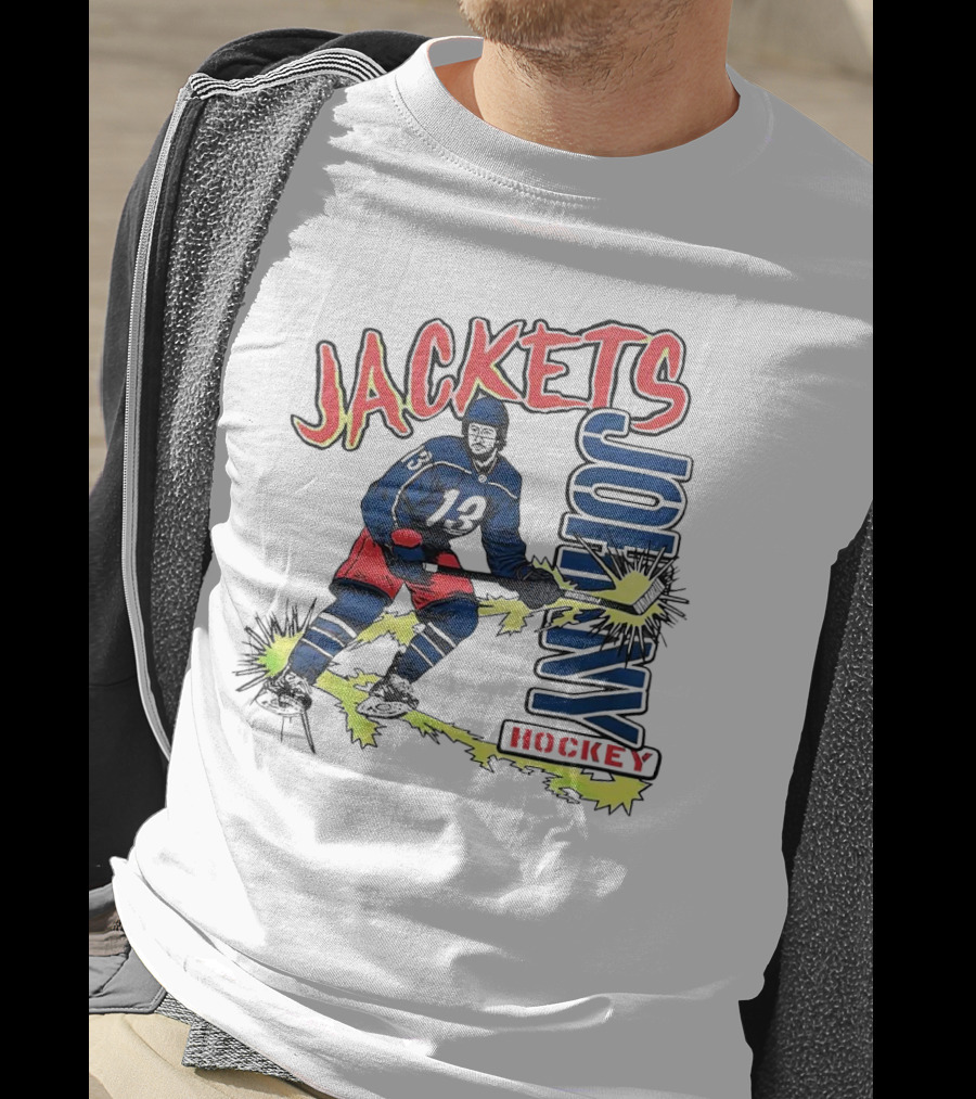 Jackets Johnny Gaudreau Hockey T-Shirt