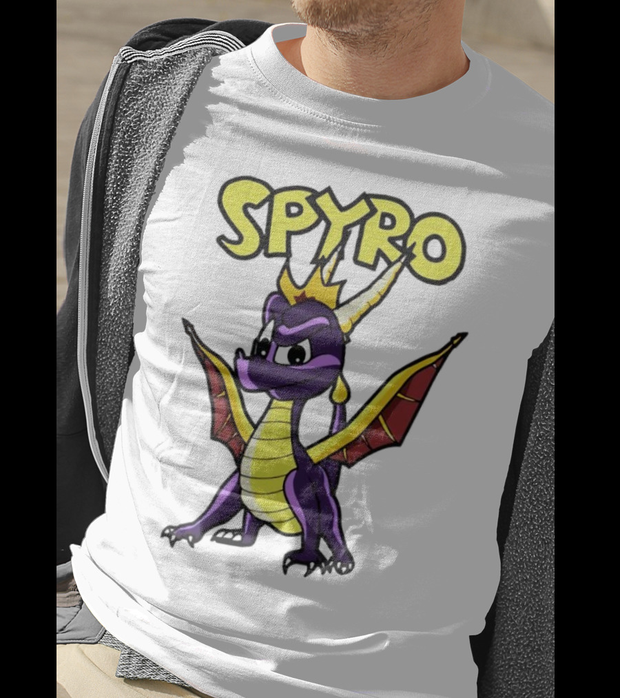 SPYRO The Dragon Hero With Crown And Wings T-Shirt