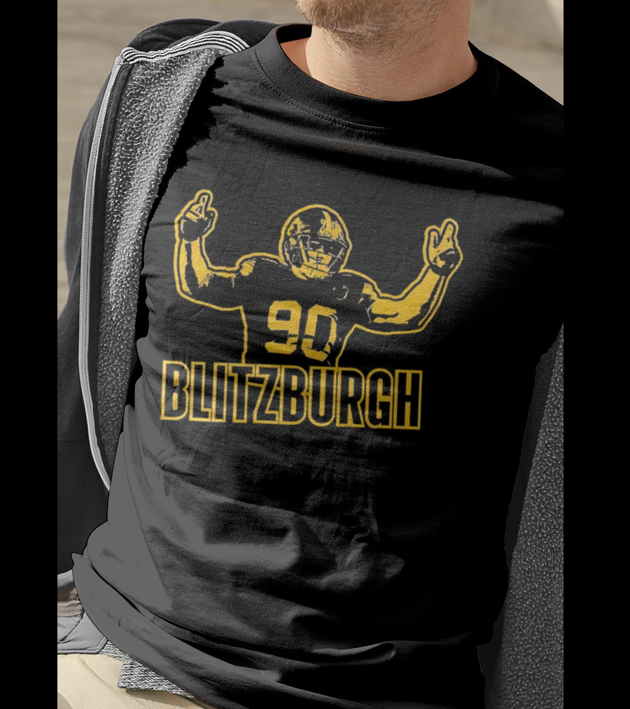 Trent Jordan Watt 90 Blitzburgh Pittsburgh Steelers T-Shirt