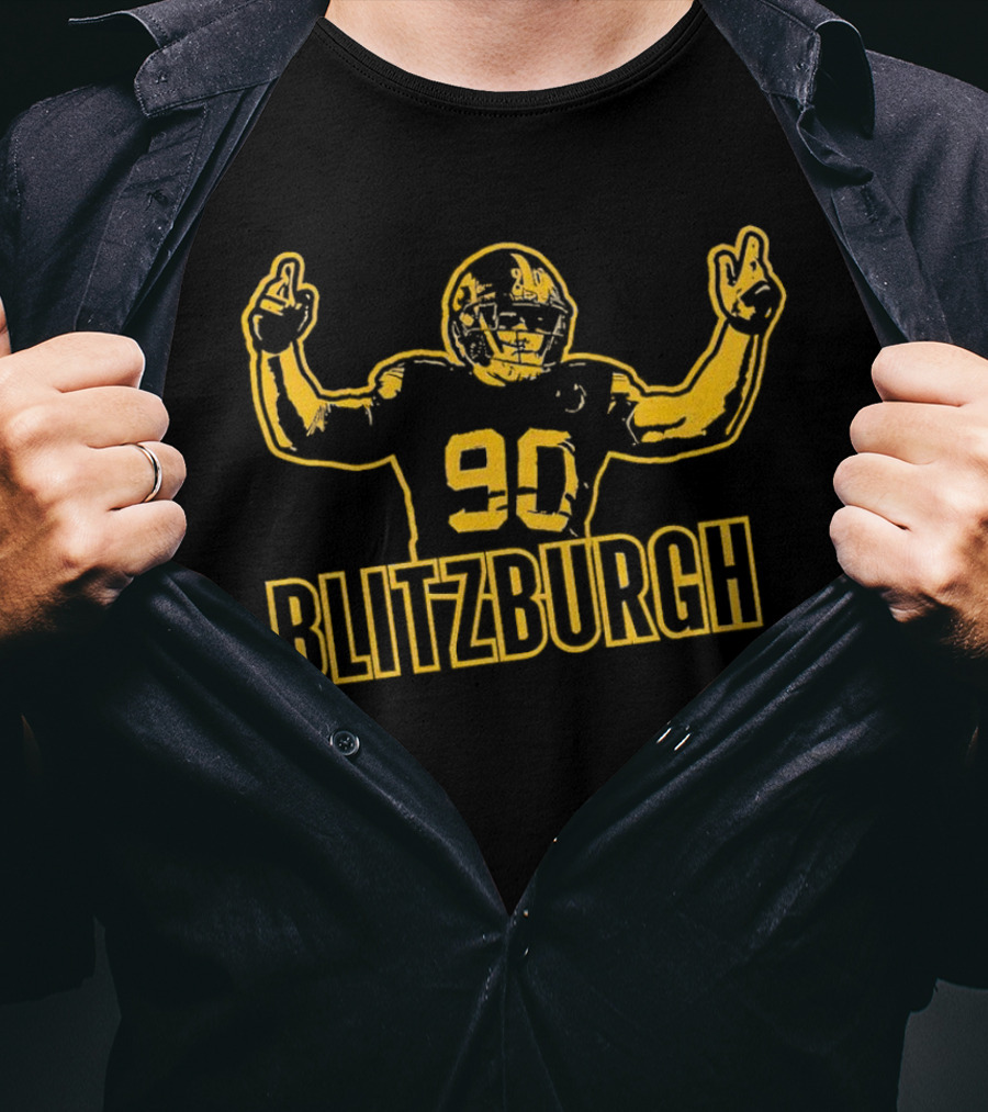 Trent Jordan Watt 90 Blitzburgh Pittsburgh Steelers T-Shirt
