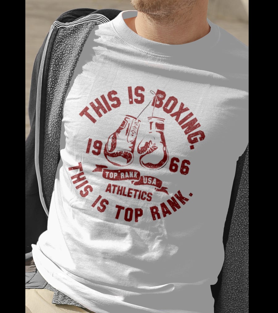 This Is Boxing 1966 Top Rank USA Athletics T-Shirt