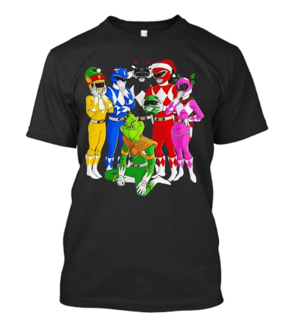 Grinch Rangers Christmas Power T-Shirt