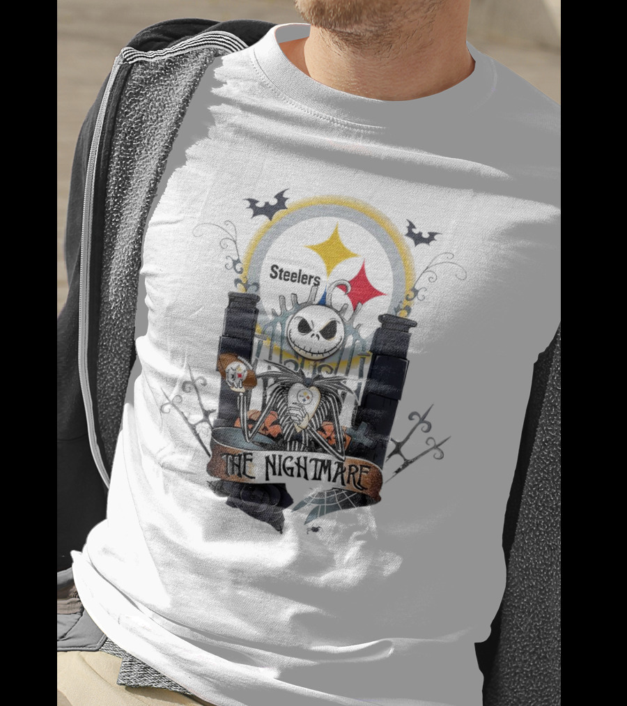 Jack Skellington Steelers The Nightmare T-Shirt