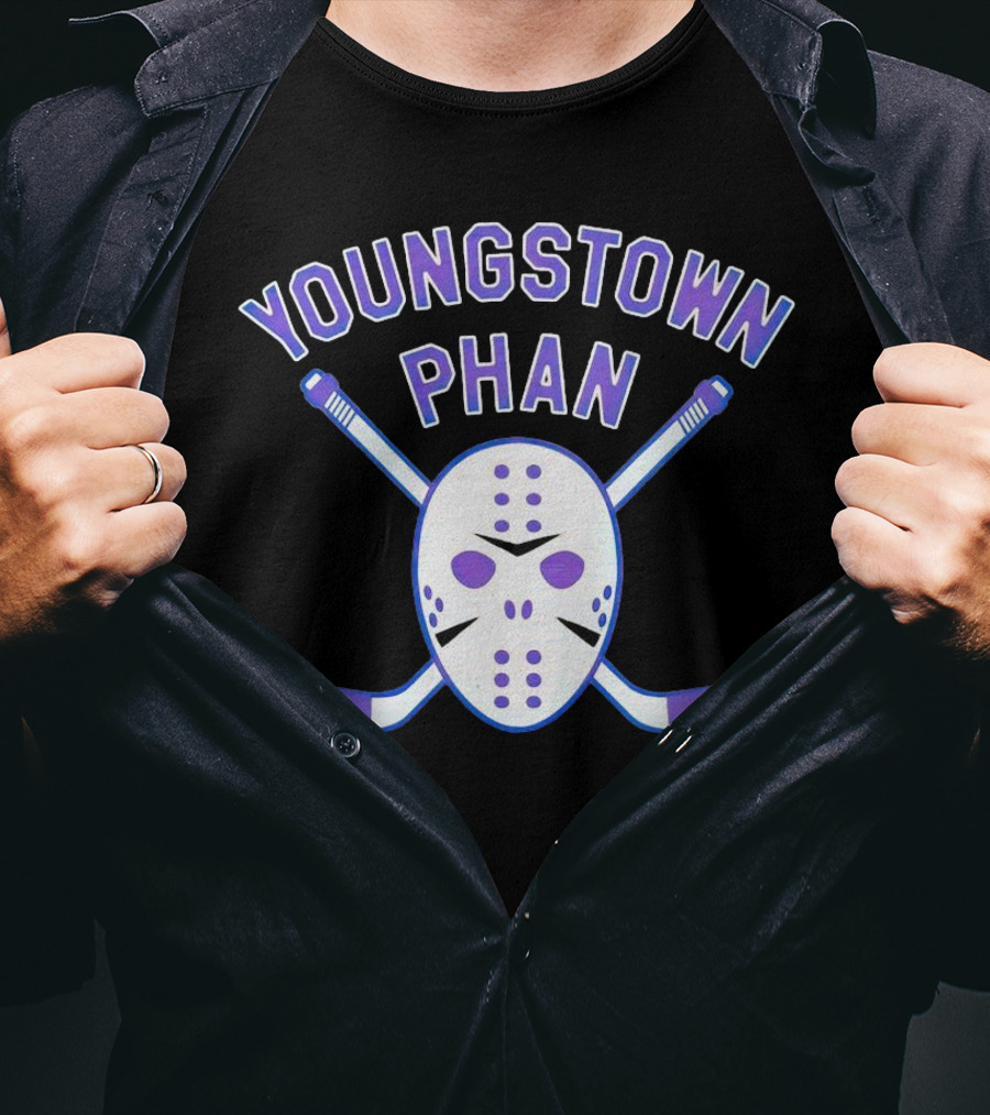 Youngstown Phan Jason Voorhees Mask Hockey Sticks T-Shirt