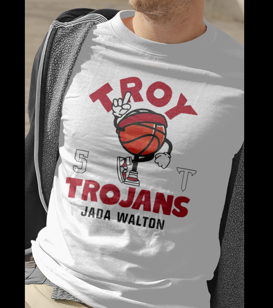 Troy Trojans Basketball Jada Walton NCAA Women's Basketball T-Shirt