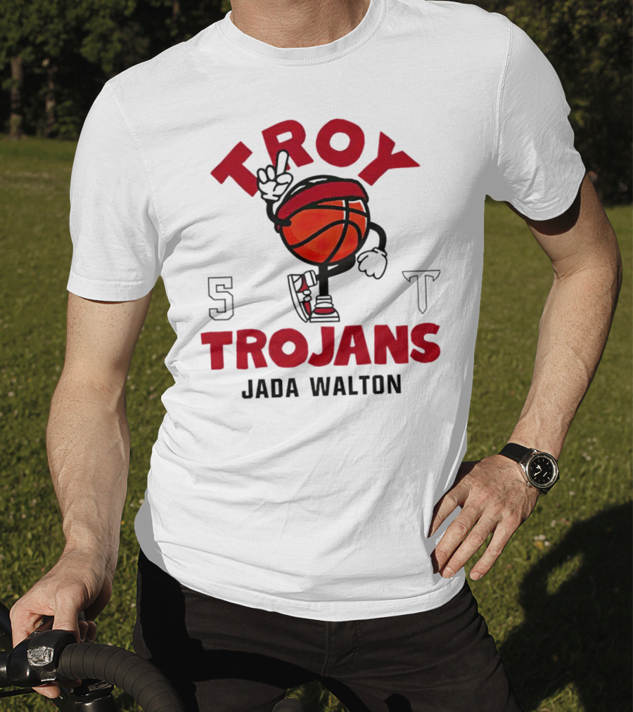 Troy Trojans Basketball Jada Walton NCAA Women's Basketball T-Shirt