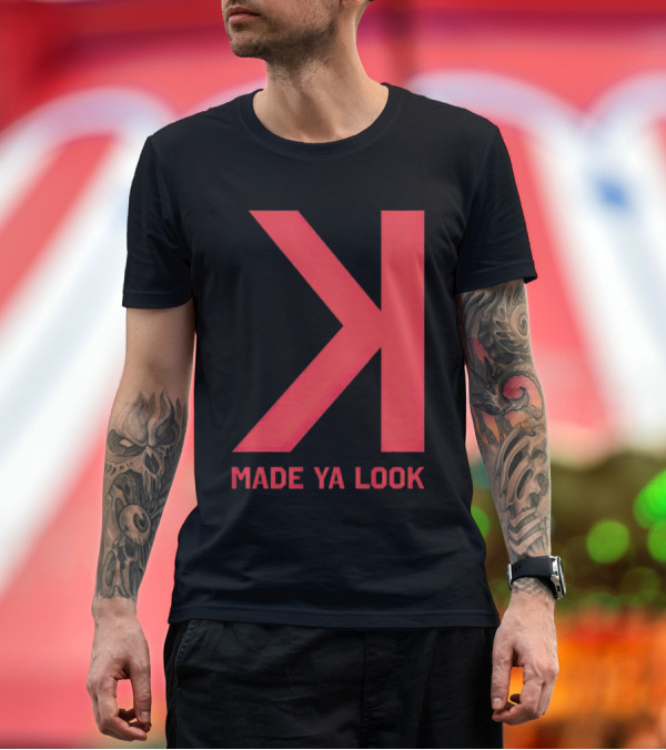 Premium T-Shirt: Made Ya Look Backwards K Baseball Strikeout Fan T-Shirt Made Ya Look Backwards K Baseball Strikeout Fan T-Shirt