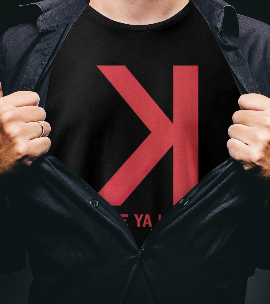 Made Ya Look Backwards K Baseball Strikeout Fan T-Shirt