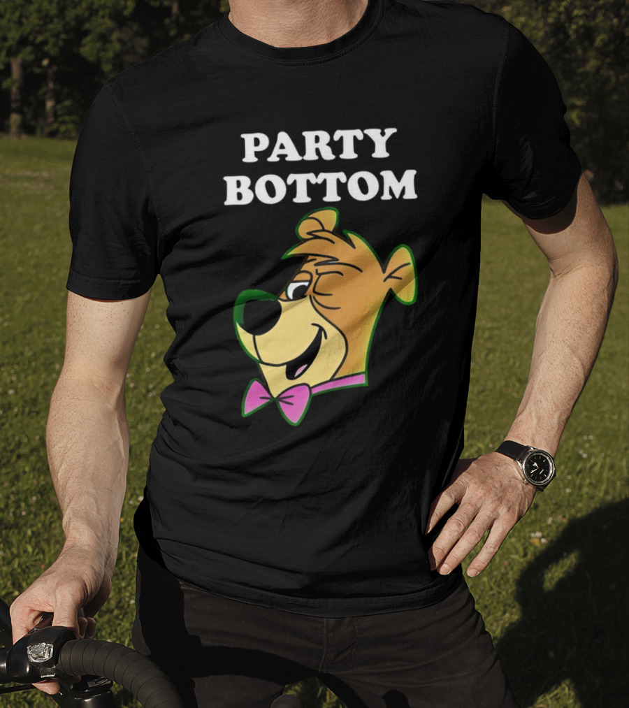 Party Bottom Yogi Bear Retro Bow Tie T-Shirt