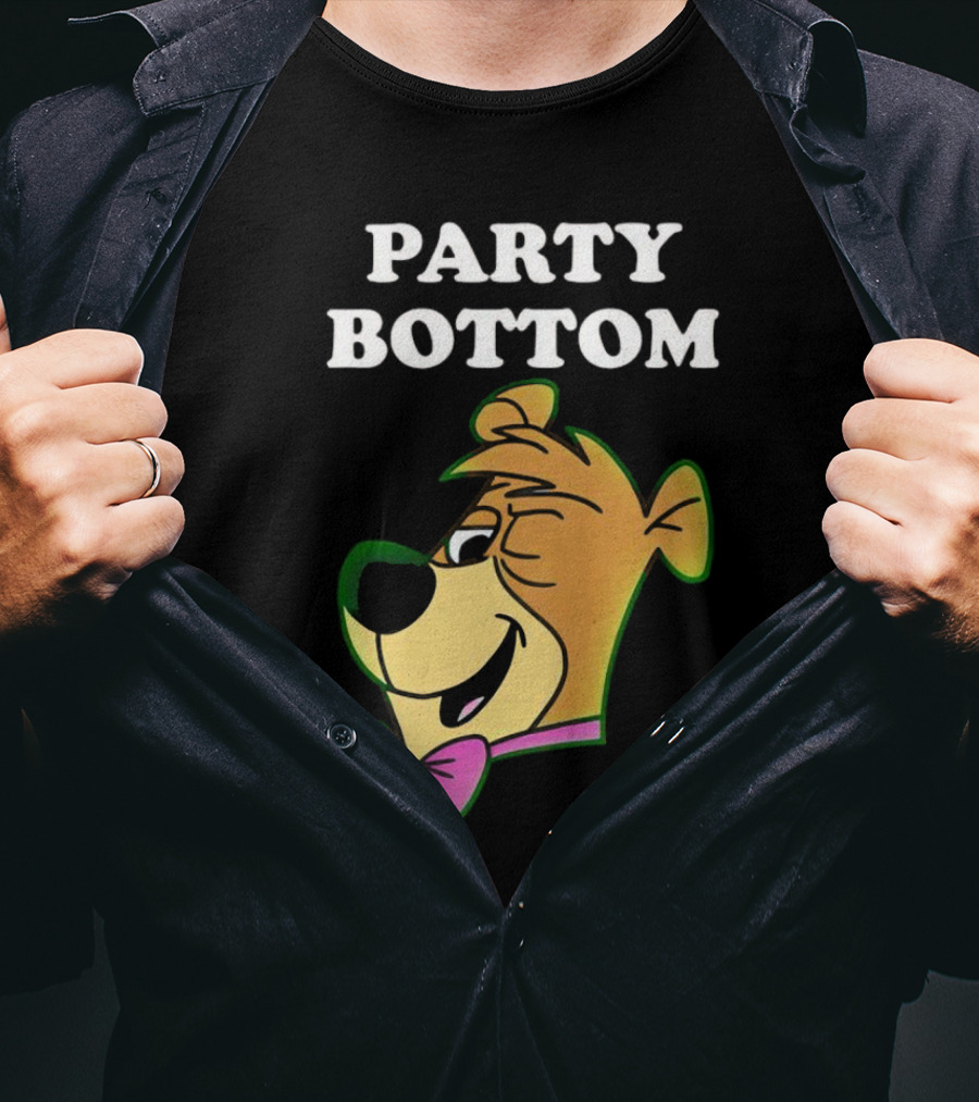 Party Bottom Yogi Bear Retro Bow Tie T-Shirt