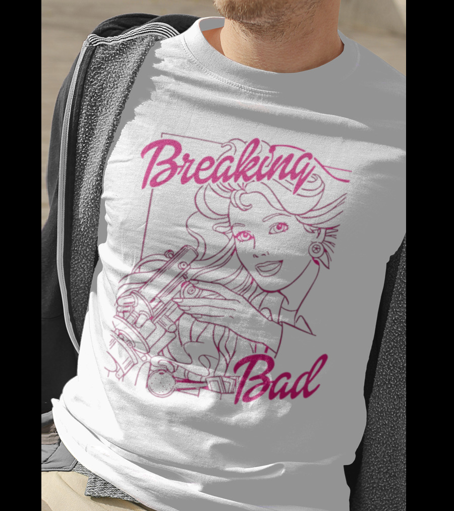 Breaking Bad Barbie Neon Sketch T-Shirt