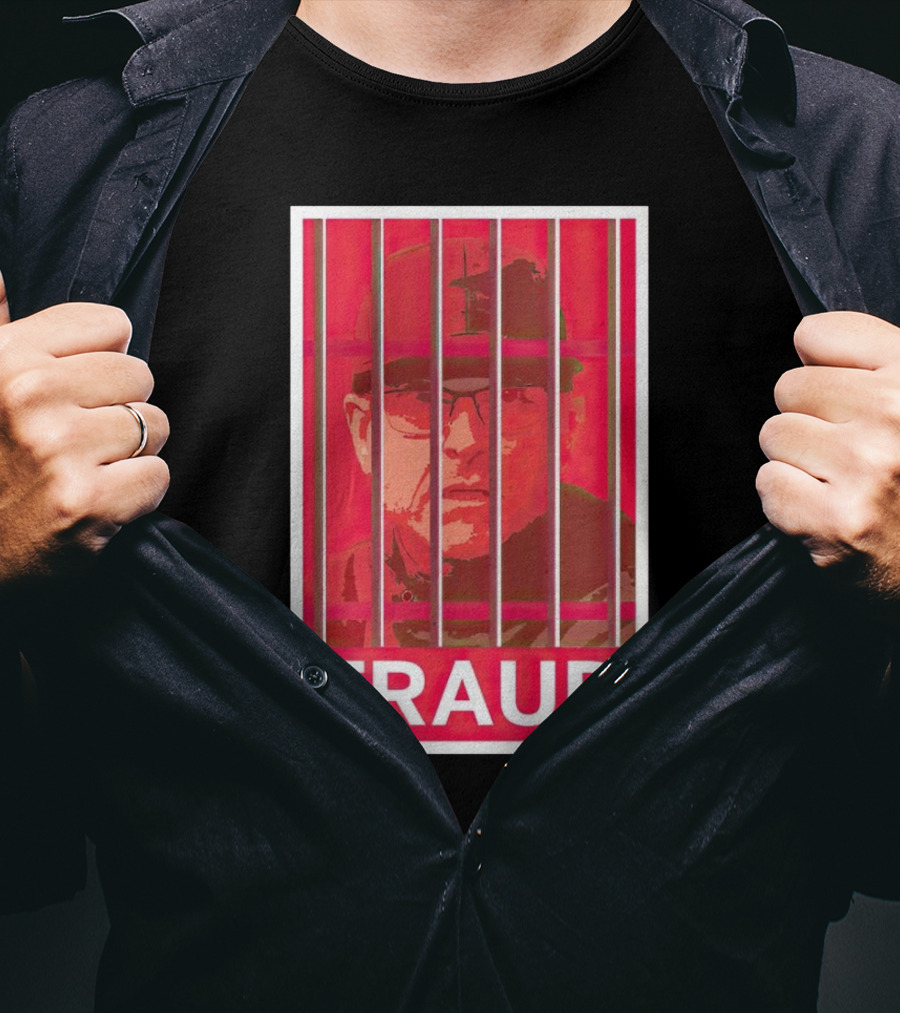 Jim Harbaugh Behind Bars Fraud T-Shirt