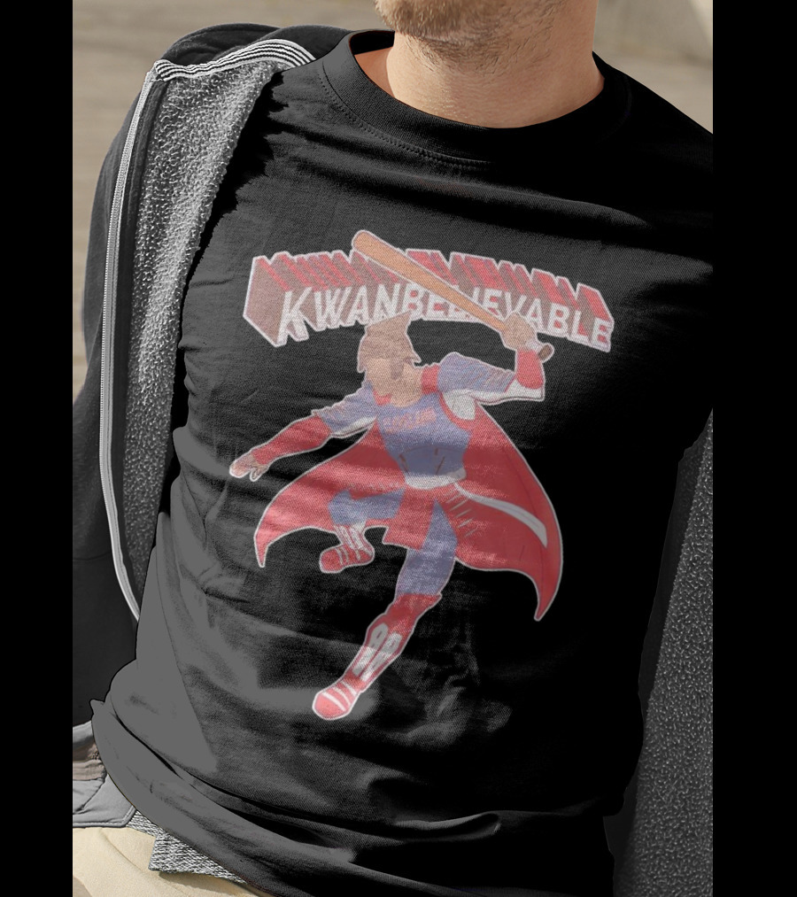 Kwanbelievable Cleveland Guardians Warrior Hero Baseball T-Shirt
