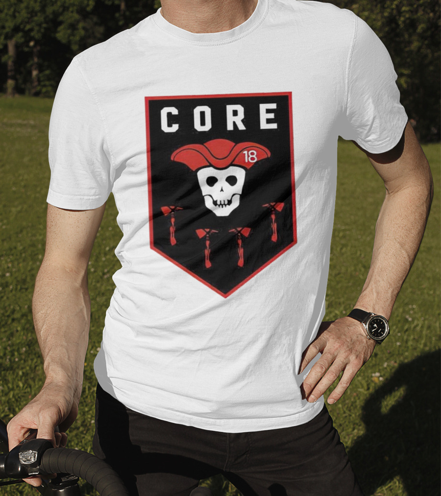 CORE Pirate Skull 18 Emblem T-Shirt