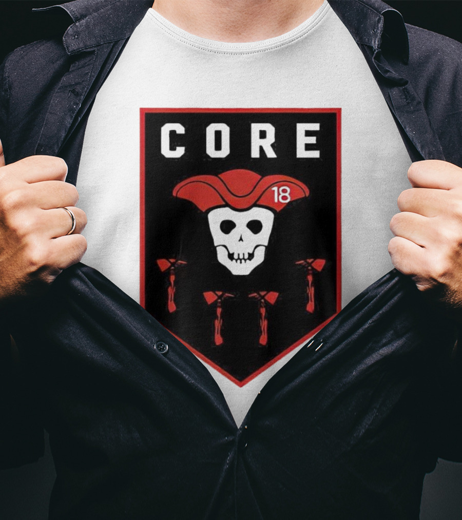 CORE Pirate Skull 18 Emblem T-Shirt