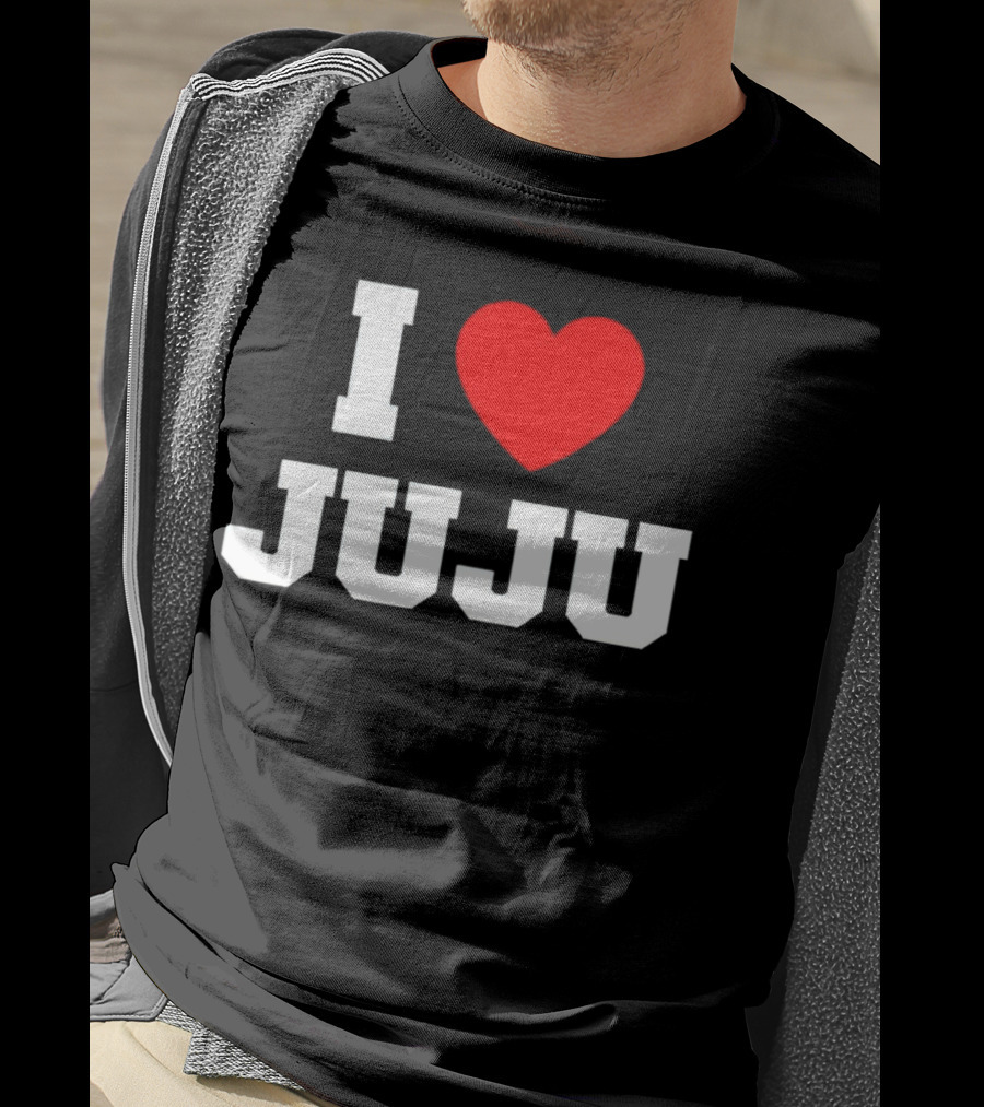I Love Juju Red Heart T-Shirt