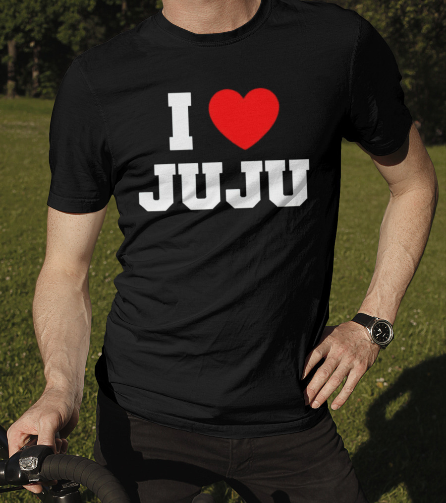 I Love Juju Red Heart T-Shirt
