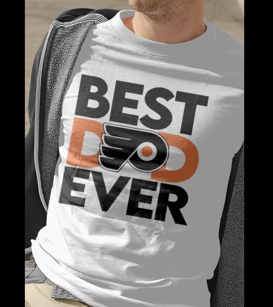 Philadelphia Flyers Logo Best Dad Ever NHL T-Shirt