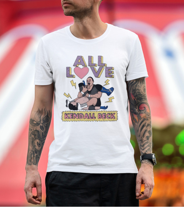 Premium T-Shirt: Kendall Beck All Love Wrestling 90s Iconic T-Shirt Kendall Beck All Love Wrestling 90s Iconic T-Shirt