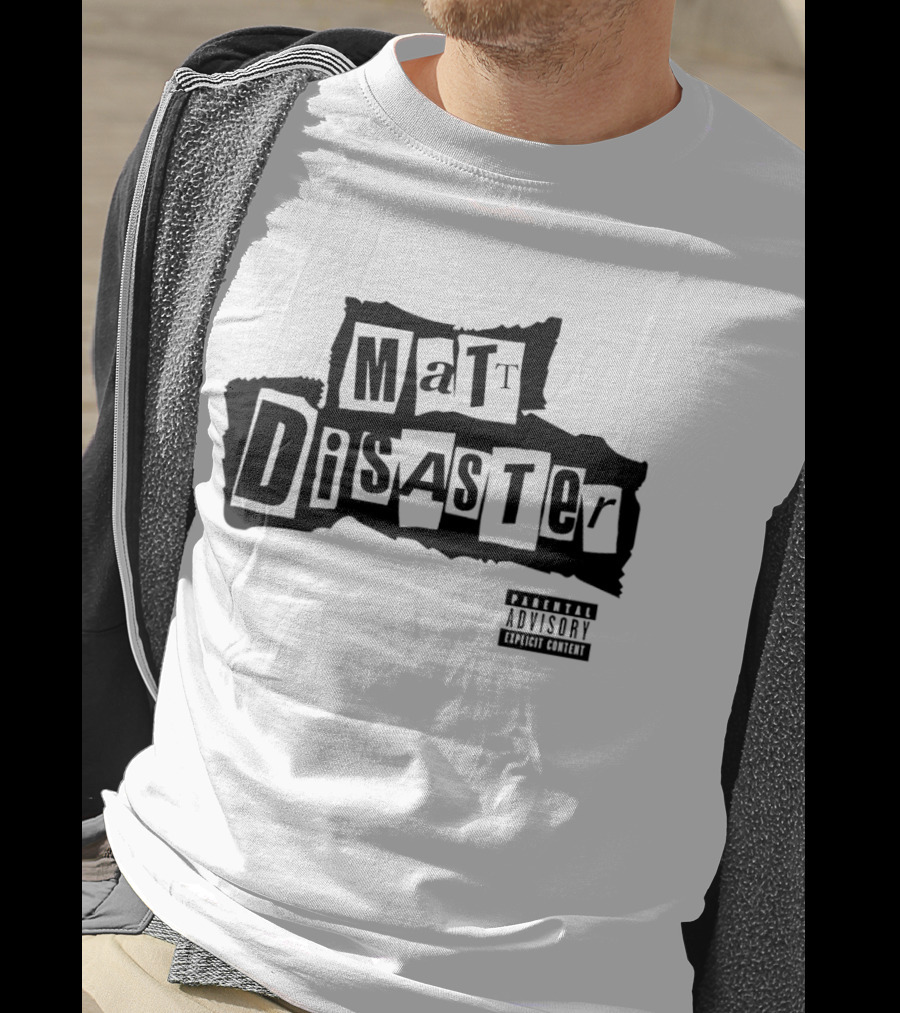 Matt Disaster Explicit Content Mr. Pink T-Shirt