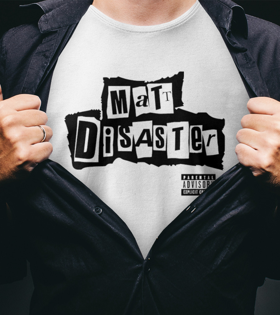 Matt Disaster Explicit Content Mr. Pink T-Shirt