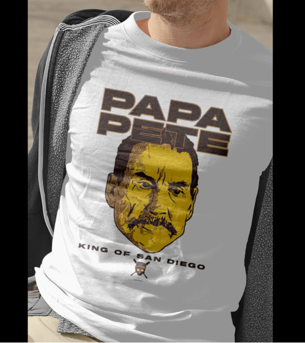 Papa Pete King Of San Diego Iconic Yellow T-Shirt