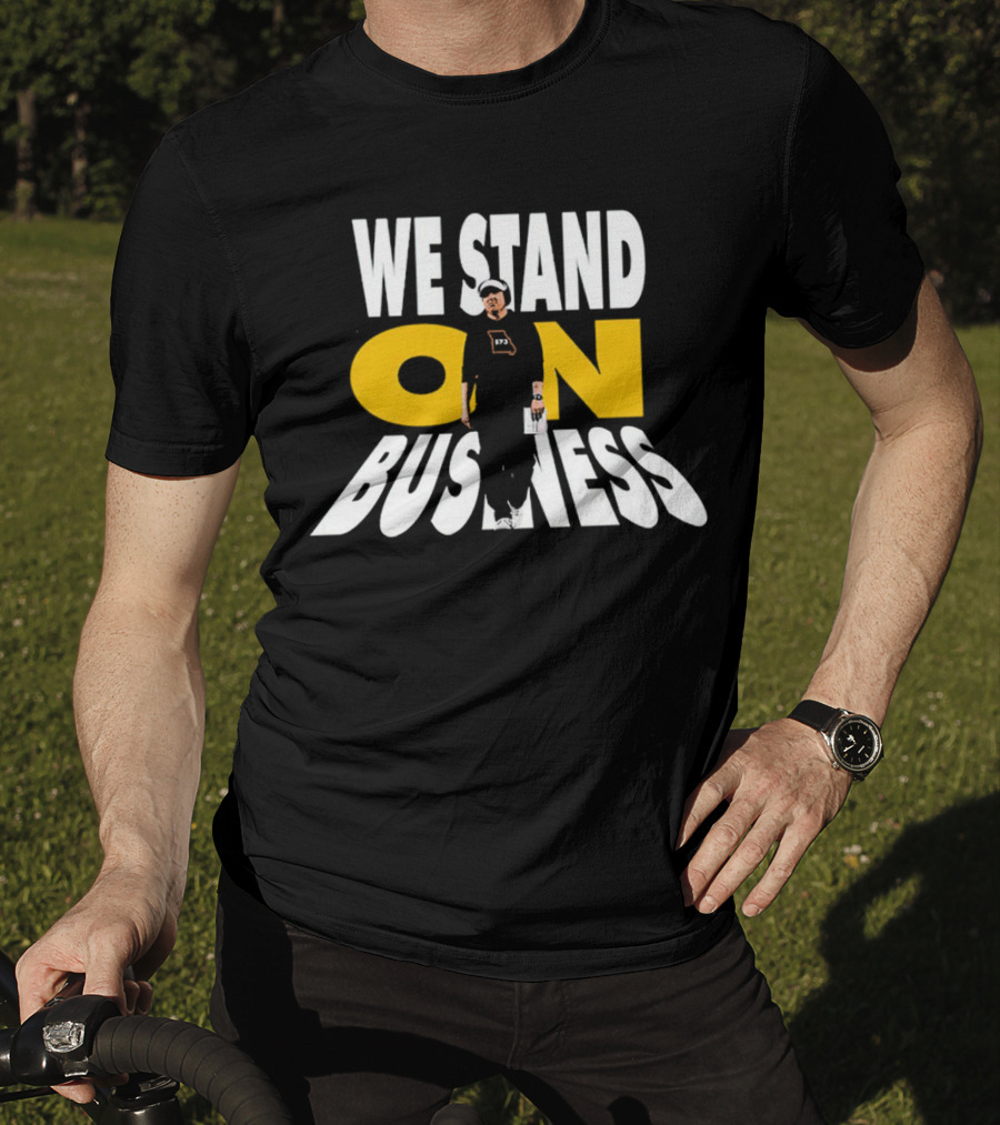 We Stand On Business 673 Brand Apparel Icon With Figure T-Shirt
