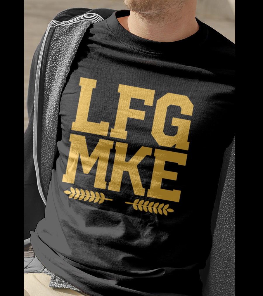 LFG MKE Milwaukee Brewers Fan Slogan With Wheat T-Shirt