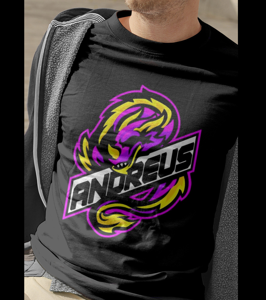 ANDREUS Dragon Logo Aoandreus13 T-Shirt