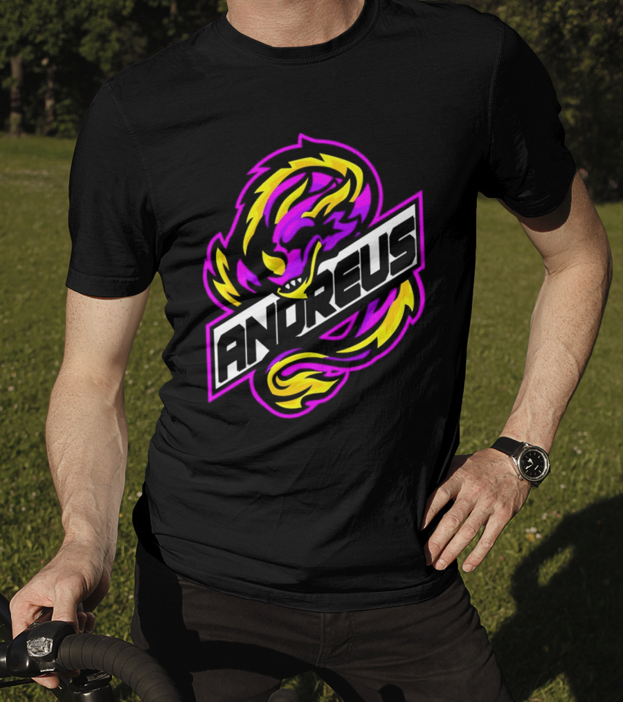 ANDREUS Dragon Logo Aoandreus13 T-Shirt