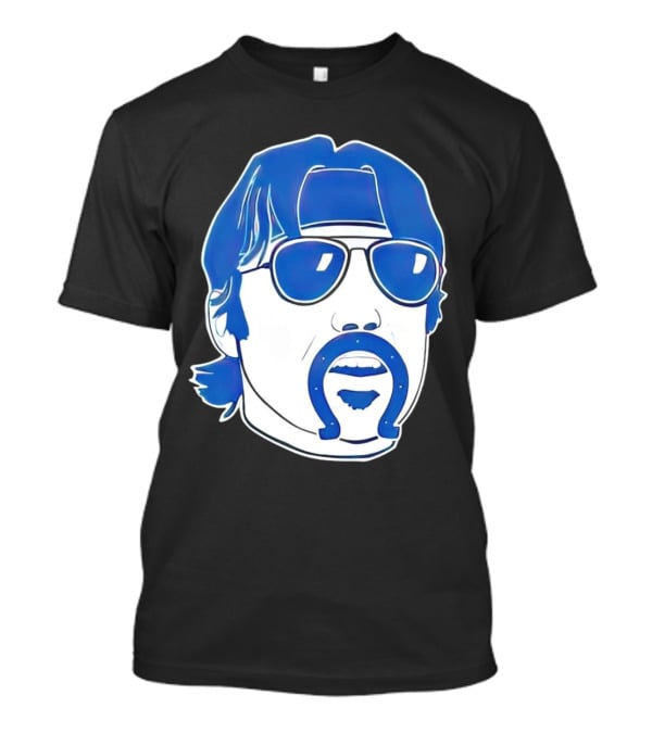Minshew Mania Indianapolis Colts Iconic Quarterback Mustache Sunglasses T-Shirt