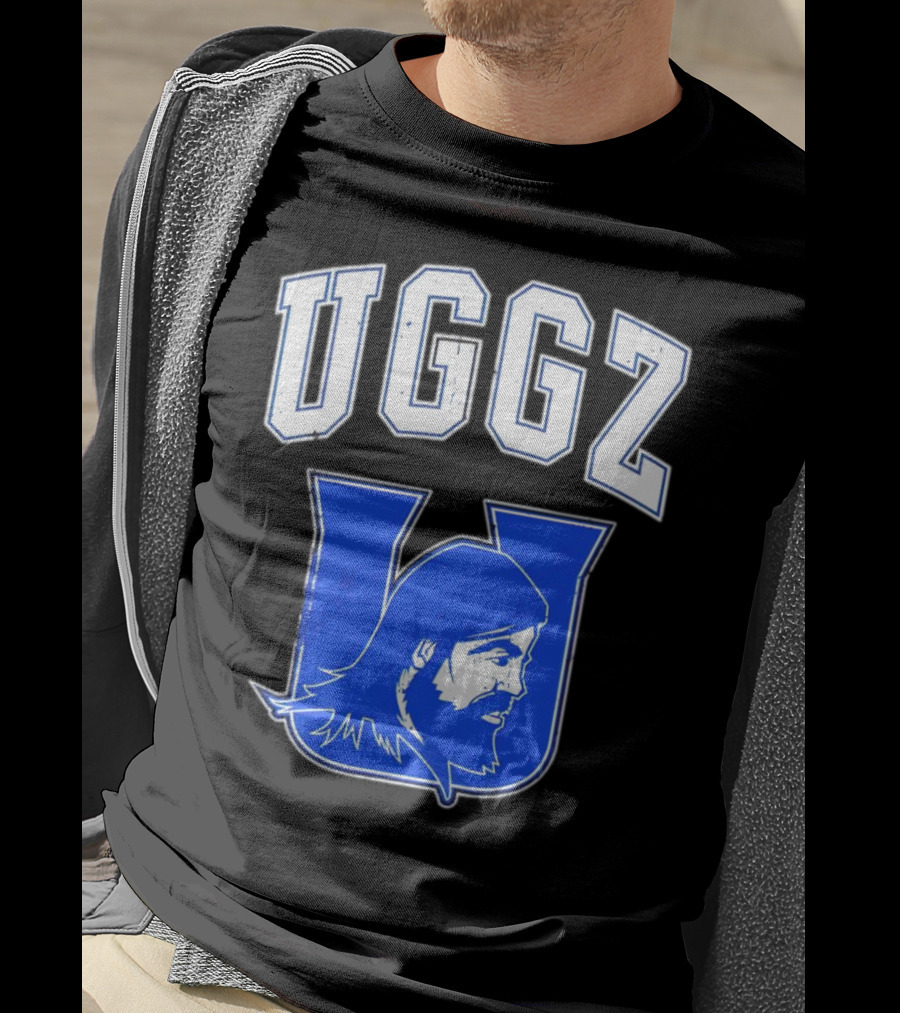 UGGZ U Uglee Edric Everhart Collegiate Blue Varsity T-Shirt
