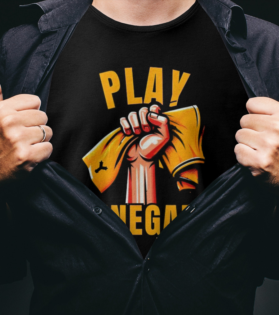 Play Renegade Hand Holding Yellow Towel T-Shirt