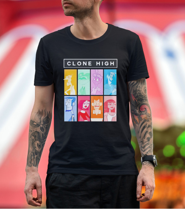 Premium T-Shirt: Clone High Characters Color Block Tara Billinger T-Shirt Clone High Characters Color Block Tara Billinger T-Shirt
