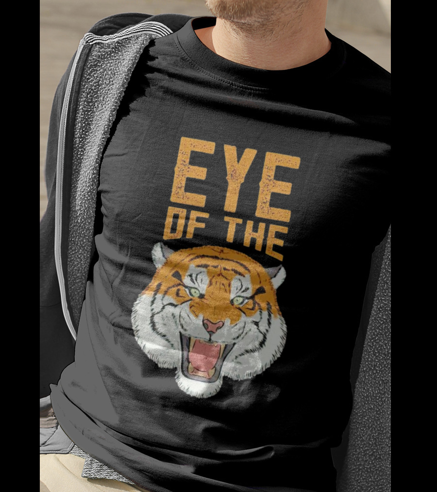 Eye Of The Tiger Fierce Roaring Tiger Face T-Shirt