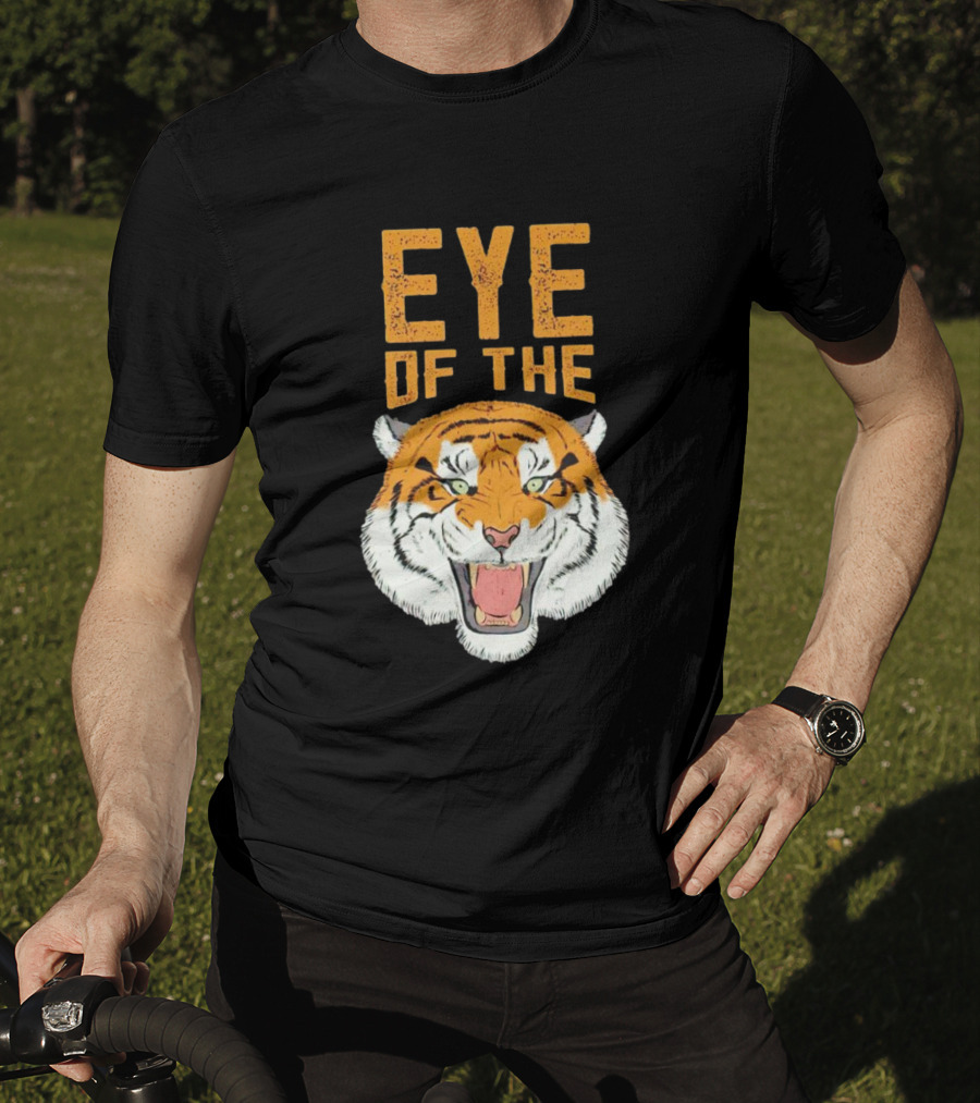 Eye Of The Tiger Fierce Roaring Tiger Face T-Shirt