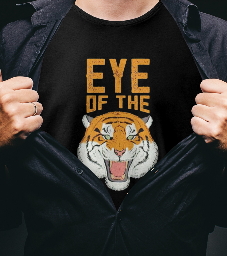 Eye Of The Tiger Fierce Roaring Tiger Face T-Shirt