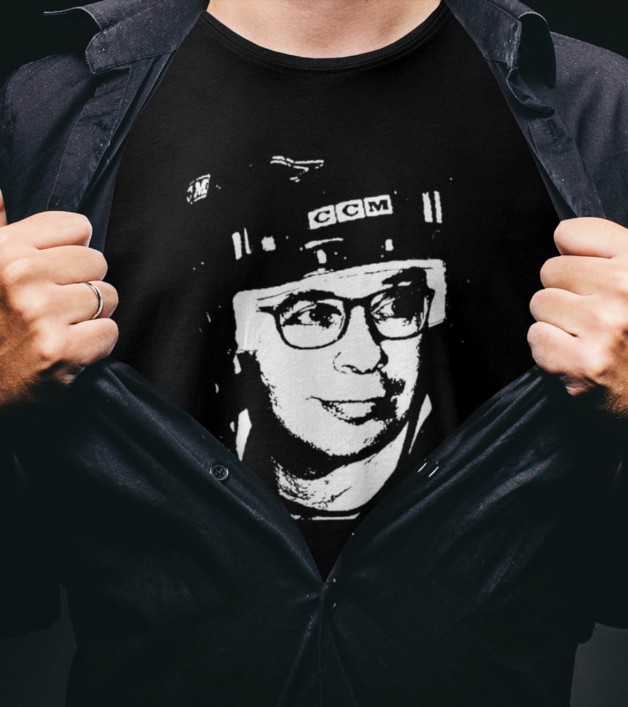 Rick Moranis CCM Hockey Helmet Iconic T-Shirt